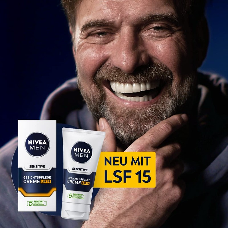 NIVEA Men Feuchtigkeitscreme, Gesichtscreme für Männer mit Kamille, Gesichtspflege für