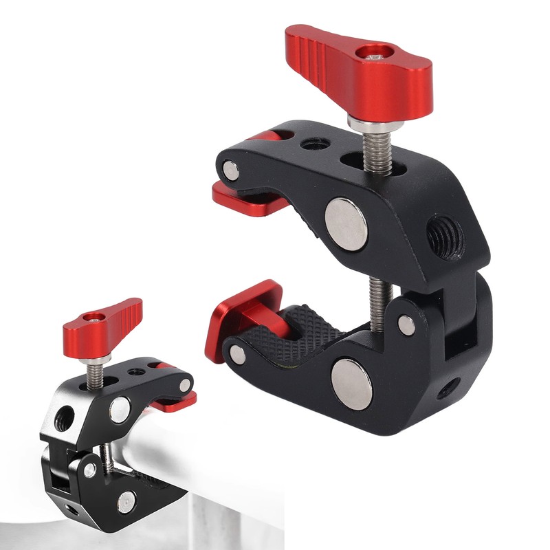 Super Clamp Red Crab Clamp Aluminium Alloy Silicone Cushion Drop