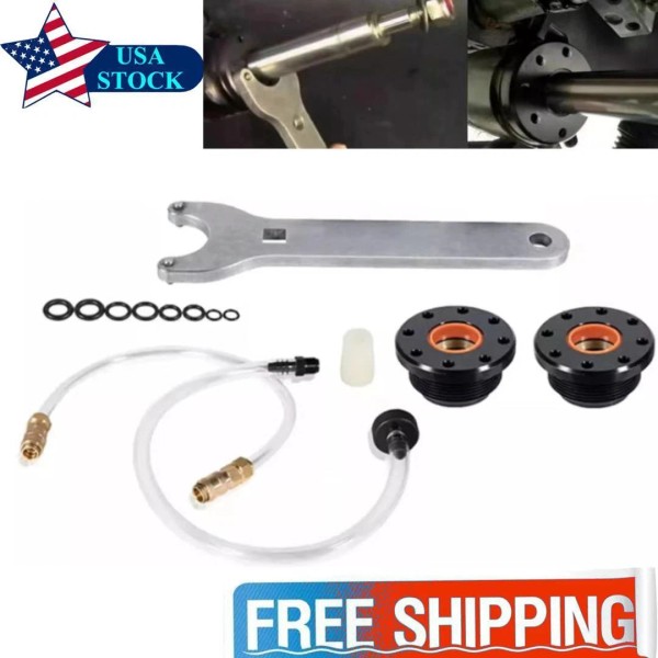 PM-Auto Front Mount Hydraulic Steering Cylinder Seal Kit Bleed Kit