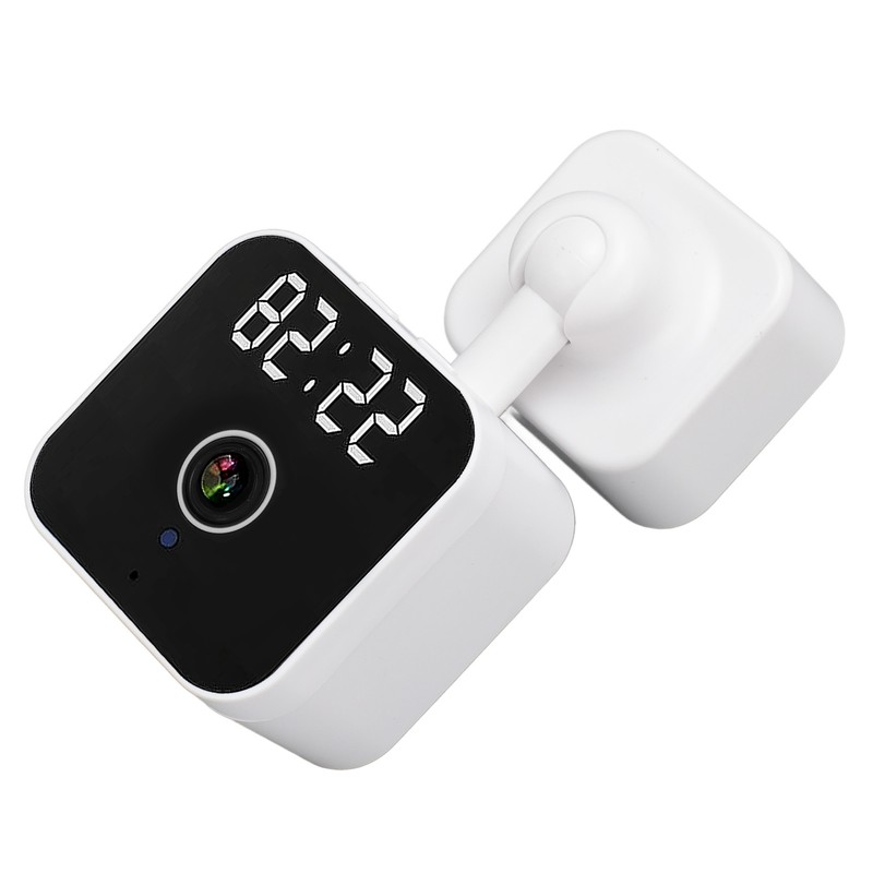 Indoor Security Camera with Clock 2.4G WiFi Wireless HD 3MP