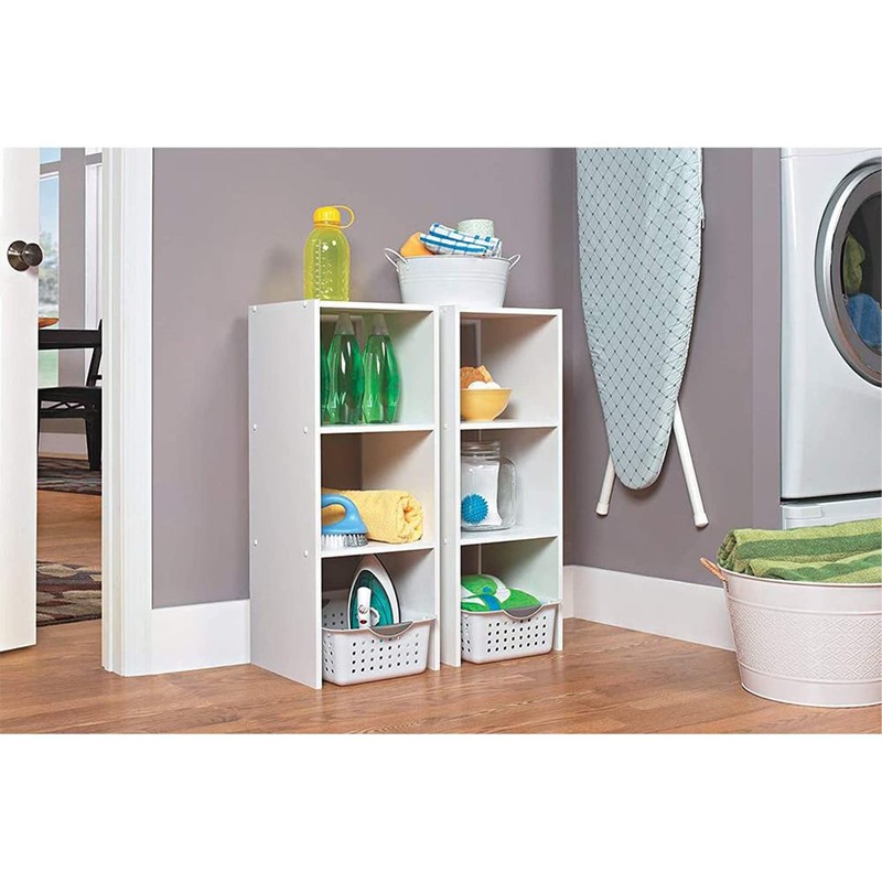 ClosetMaid Vertical Cube Organizer, White (3 Pack)