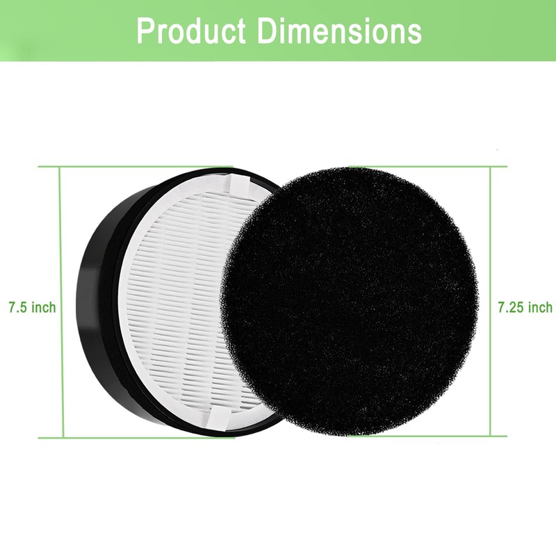 3 Pack LV-H132 Replacement Filter Compatible for LEVOIT LV-H132 Air