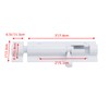 Bitray 3-inch Slide Bolt Latch White Slide Locks for Inside