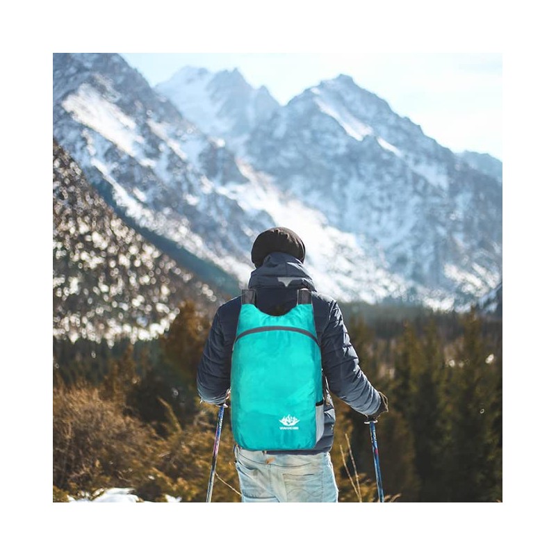 Frafuo Foldable Travel Backpack for Women Foldable Backpack Lightweight Backpack