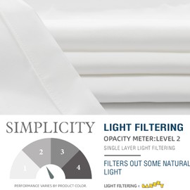 Lazzzy Kitchen Curtains White Thermal Insulated Cafe Curtains Light Filtering Tier Curtains Half Window Curtains for Bathroom Basement Door Drapes 24 Inch 2 Panels White