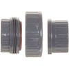 Spears 857 Series PVC Pipe Fitting, Union with Viton O-Ring,
