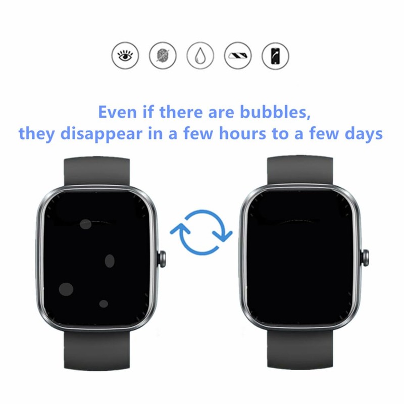 MIHENCE Screen Protector Compatible for Kuizil 1.91'' Smart Watch T70,