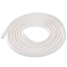 TA-VIGOR Edge Trim U Seal White, Rubber U Channel Edge Trim Rubber Seal, U Shape Weather Stripping for Edge Protector Fits 0.5-2.5mm Edge 3.28Ft Length