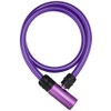 Bridgestone WL-AD.B Allock Bicycle Key Wire Lock Purple Anti-Theft Security