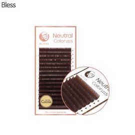 BLESS Neutral Color Lash Kit 1ea, Color#$%Curl#$%Thinkness#$%Length:Cocoa-CC Curl-0.15-9