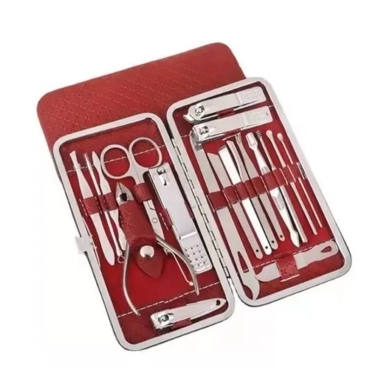 kit de manicure de acero inoxidable Manucure Pedicure Inoxidable 100%