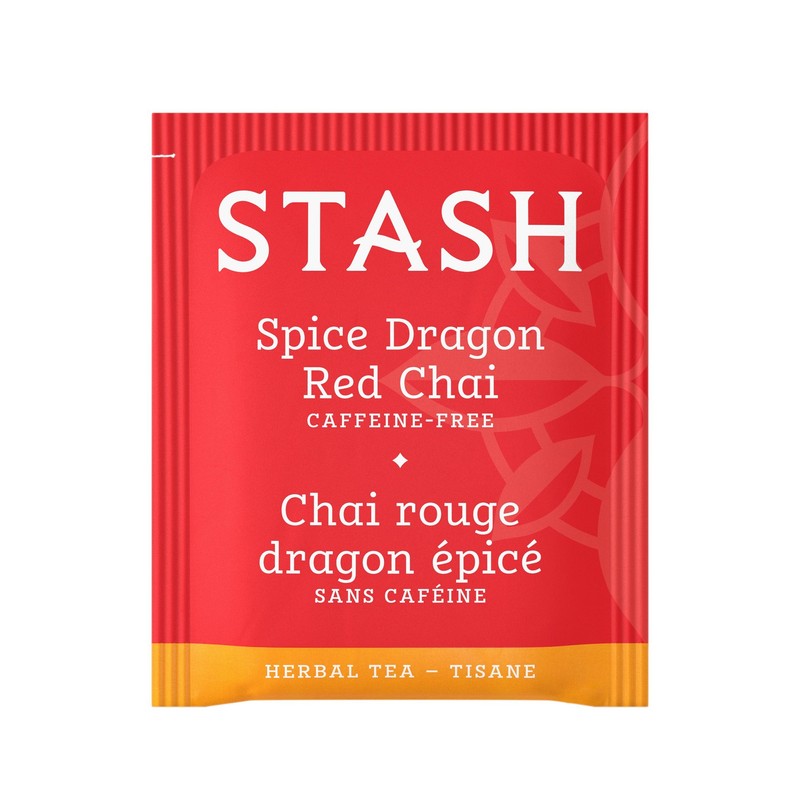 Stash Tea Spice Dragon Red Chai Herbal Tea, Caffeine Free,