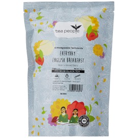 Tea People Everyday English Breakfast - 50 Pyramid Refill Pack