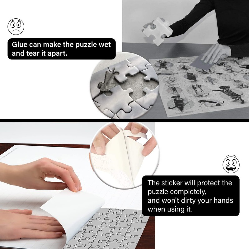 Preserve 9 X 1000 Piece Puzzle Glue Sheets Clear Saver