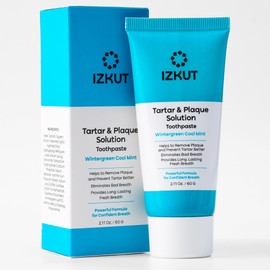 Plaque & Tartar Remover Toothpaste for Teeth: Removes Plaque & Reduces Tartar - Long-Lasting Fresh Breath, Gum-Friendly, SLS Free Dental Gel, Enamel Support Toothpaste for Adults & Kids, Wintergreen
