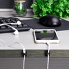 XuJJJJunB Cable Clips Black 20-Piece Set Wire Stopper Cord Clip