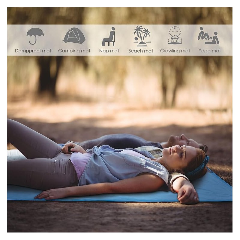 The Life Hacker Travel Mat Camping Beach Hiking Garden Blanket