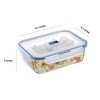 Luminarc Pure Box Active Glass Food Storage Container with Sliding