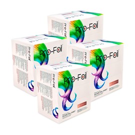 Just Home Pink Hair Highlighting Pop Up Foils 2000 Sheets, Pre – Cut for Bleaching, Coloring, Lightening, Styling, In-Built Dispenser for Professionals, Salons, Personal Use