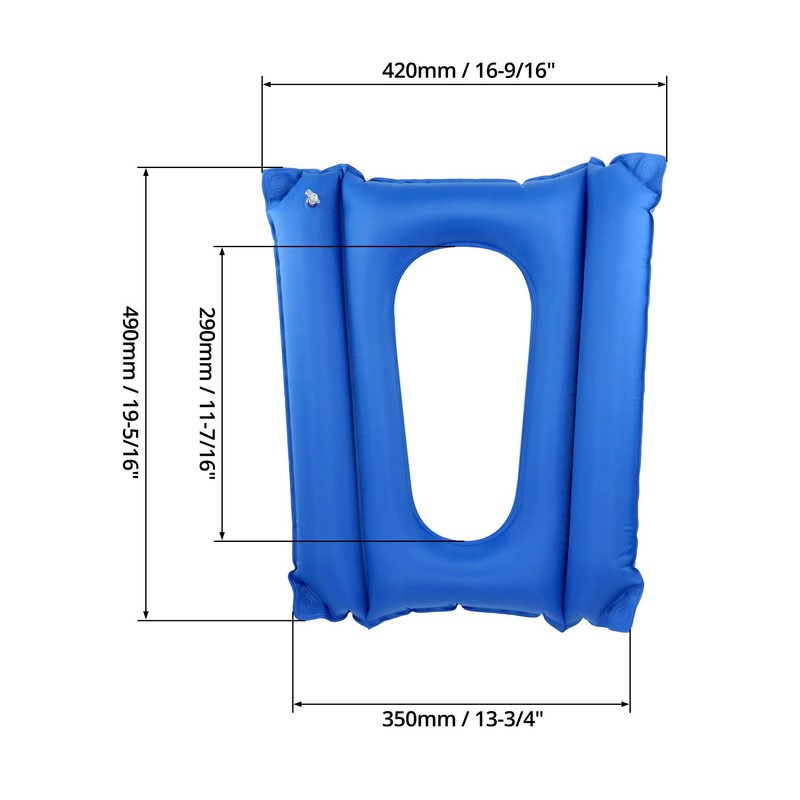 QWORK® Bedridden Inflatable Cushion, Pressure Sore Cushion, Bed Sore Cushion,