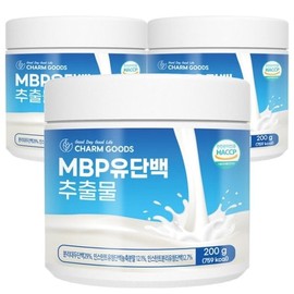 MBP 유단백 추출물 분말 200g 3통 MBP Whey Protein Extract Powder 200g 3 Cans