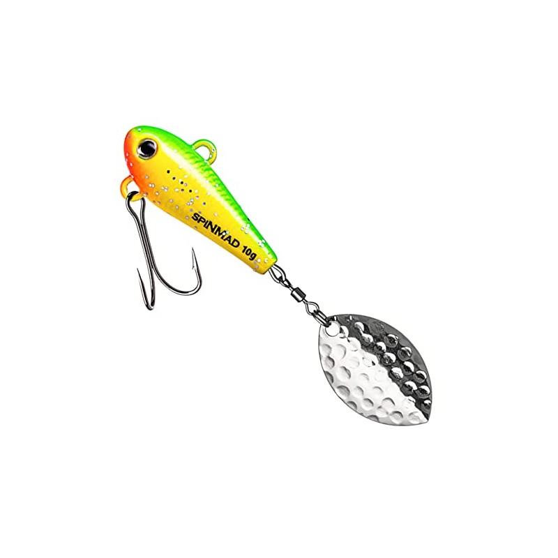 SpinMad Jig Spinner 10 g Lead Head Spinner Colour Favourite