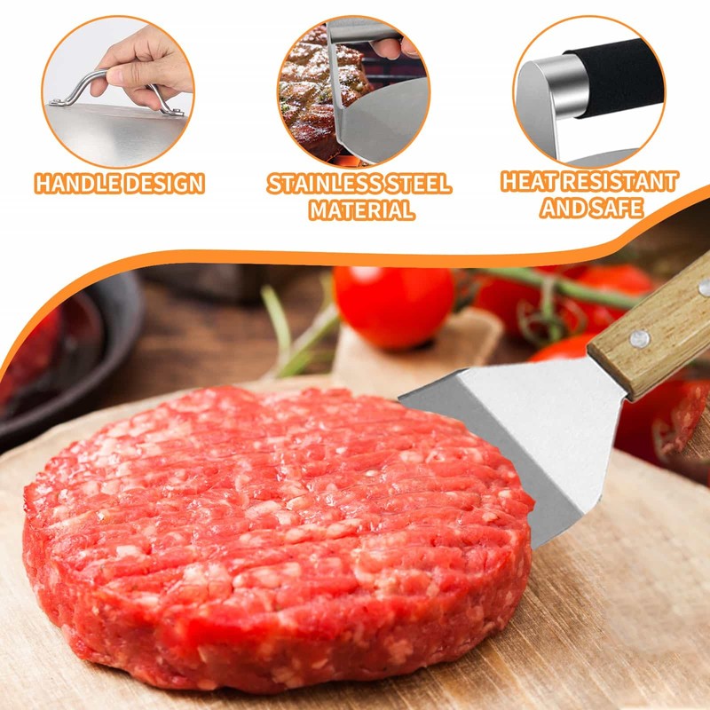 Smashed Burger Press Set Burger Making Tools Stainless Steel Burger