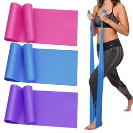 Jasinber Bandas Elásticas, 3 Unidades Bandas de Resistencia para Yoga，Pilates, Gimnasio, Entrenamientos