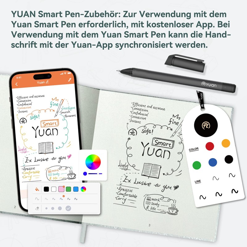 Yuan Smart Notebook, Smart Writing System, Smart Notebook with Soft