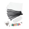 Sublimation Cosmetic Bag Blanks Set DIY Thermal Transfer Blank Cosmetic