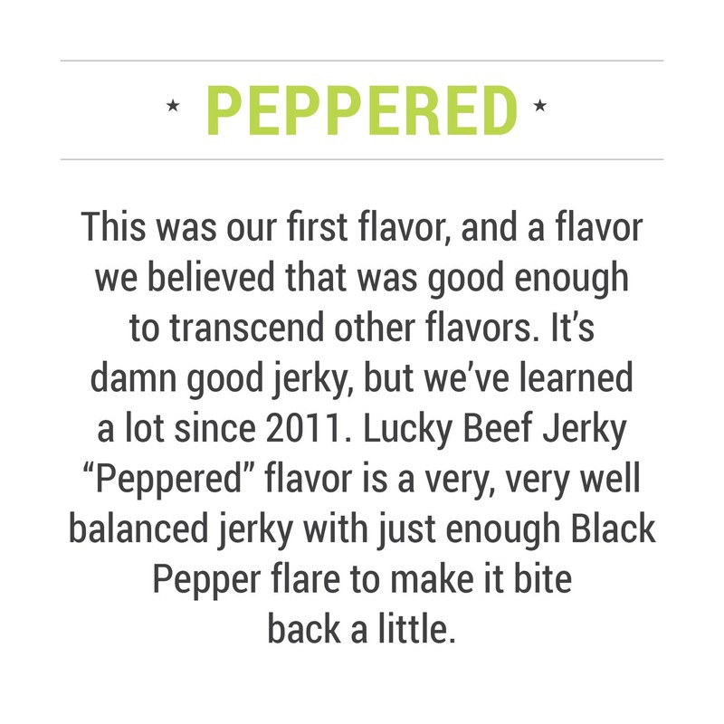 Lucky Beef Jerky - 1.25oz Sticks (Assorted, 12 Pack)
