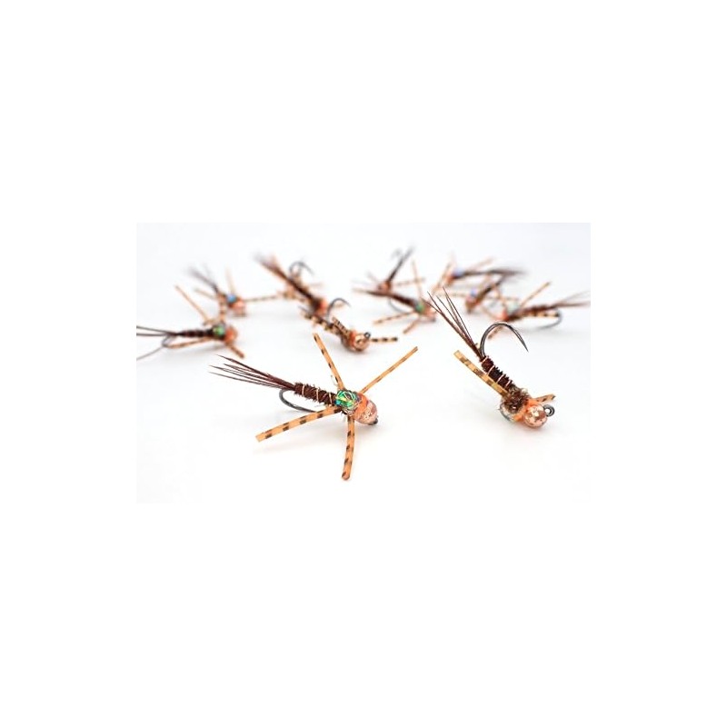 Rubberleg Pheasant Tail Nymph (12 Flies)