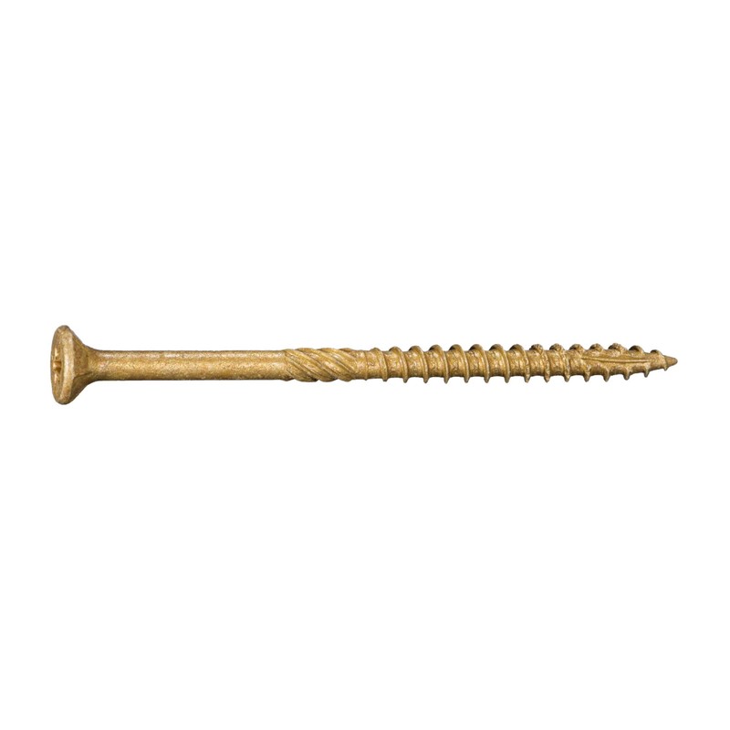 Saberdrive Tan XL1500 Coated Exterior Star Drive Multi-Purpose Deck Screws,