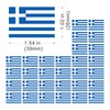 Womaha 30 Sheets Greece Flag Temporary Tattoos Fans Face Tattoo