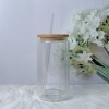 25pcs 16OZ 20OZ Double Wall Snow Globe Glass Sublimation Tumbler