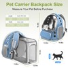 Cawypety Expandable Cat Backpack,Cat Bubble Backpack Carrier for Carrying Cats,