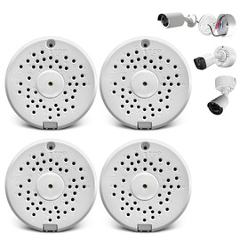 (Outdoor Security Camera Junction Box) Universal Junction Box for Bullet Dome Turret Cameras & Solar Panel, CCTV Base Box Hide Cable, Wall Ceiling Mount Bracket