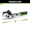 Der Erwachte 6 Inch Multi-function Adjustable Pipe Wrench,Quick Self-Adjusting, Power