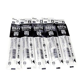 Pilot BRFN-30EF-B Oil Based Ballpoint Pen Refill, Acro Ink, Black, Extra Fine Point, 0.5 x 5 Pens