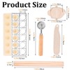 5 Pcs Ravioli Mold Set with 12 Holes, Dumpling Maker
