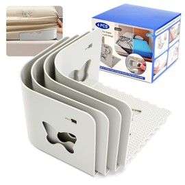 RPYENYOT Upgrade Bed Lock Sheet Holders for Mattress,Heavy Duty Fitted Sheet Holder Clips Set, Bed Sheet Holders for Corners,Suitable for All Mattresses Size (4,Grey)