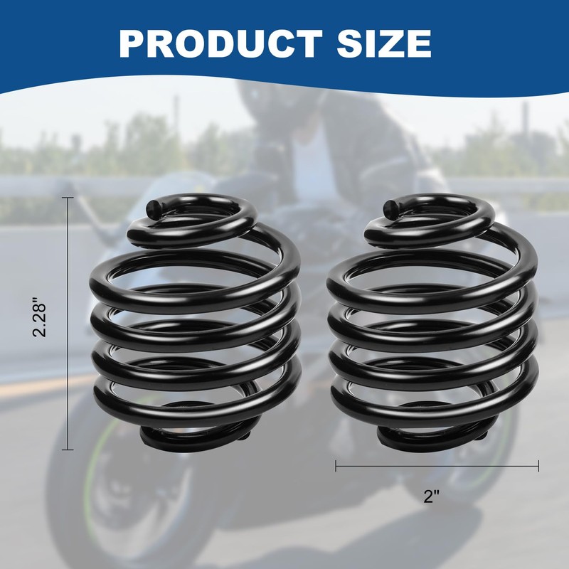 AEEAST Motorcycle Solo Seat Springs, 2 Inch Seat Spring Bracket