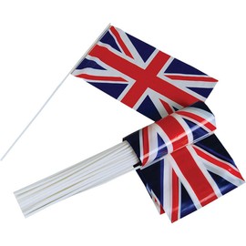 Union Jack Hand Waving Flag, Plastic