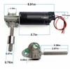 12V DC Power Seat Motor Worm Motor,Worm Drive Right Hand