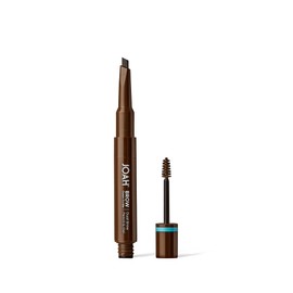 JOAH Brow Down To Me Dual Brow Pencil and Gel, 2-in-1 Eyebrow Pencil and Eyebrow Gel for Flawless Brows, Black Brown