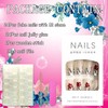 Onsdag Press on Square Nails Medium Length Glossy Full Cover