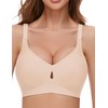 MOEOZLLO Wireless Bras for Women No Underwire Water Drop Bralettes