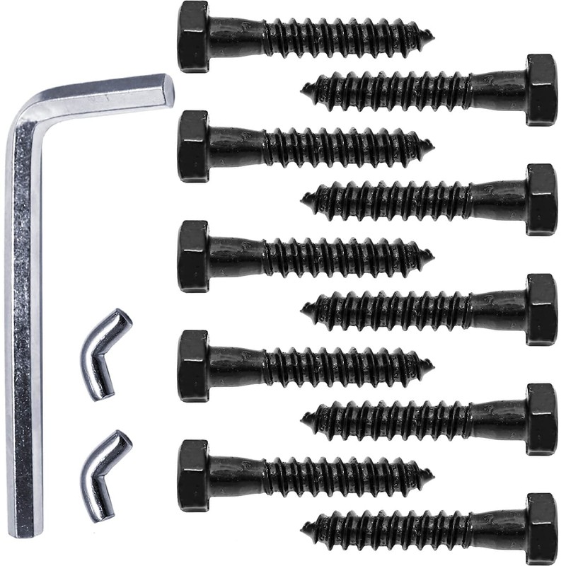 8" Black T-Strap Self Closing Wood Gate Hinges - T-Gate