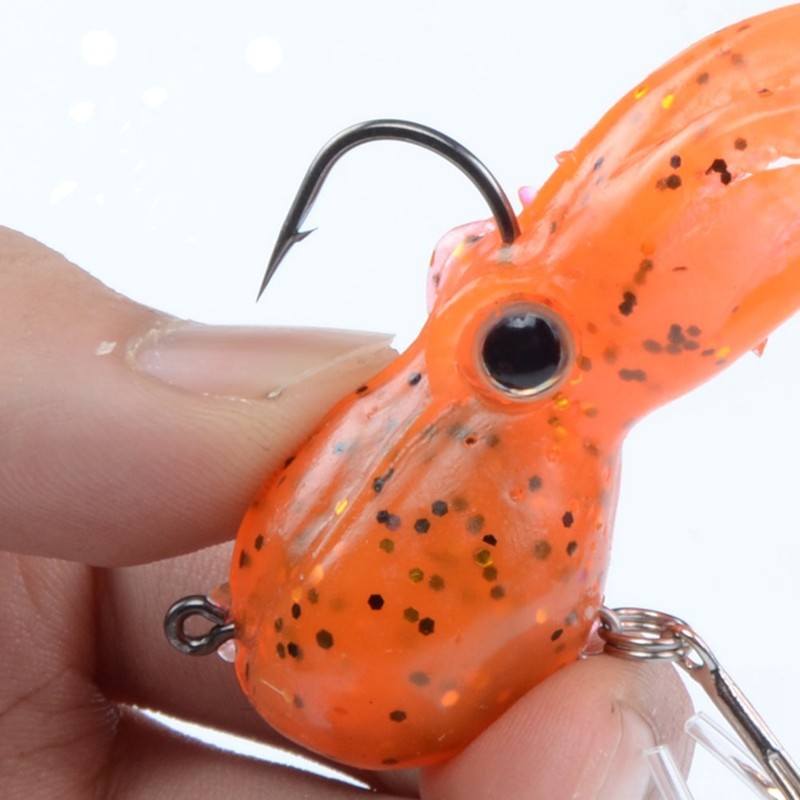 Generic Bionic Pulpo cebos para la pesca señuelos suave, plomo,