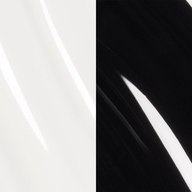 Mylee Gel-Nagellackset, Schwarz und Weiß, 2x8ml, [Cruella] - UV/LED, Soak-Off, Nagelkunst, Maniküre, Pediküre für den professionellen Gebrauch im Salon und zu Hause, langlebig und einfach aufzutragen